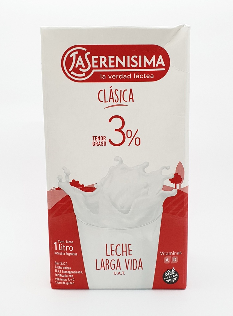 Leche LS Larga Vida 3% (clásica) 1L