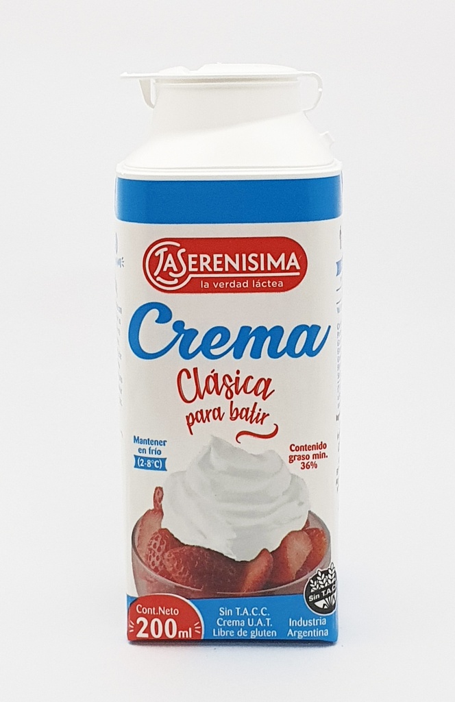 Crema La Serenisima 200ml