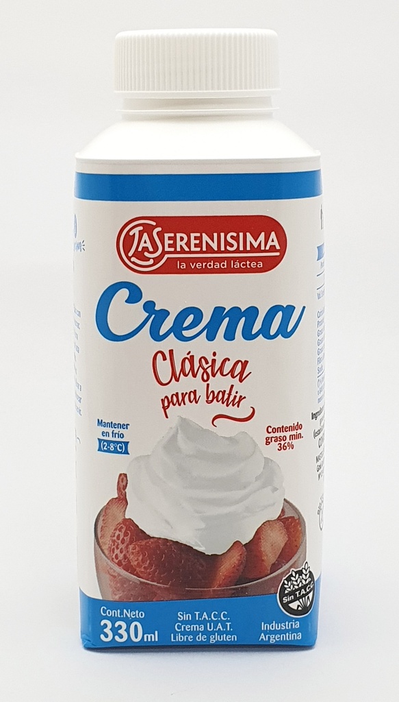 Crema La Serenisima 330ml